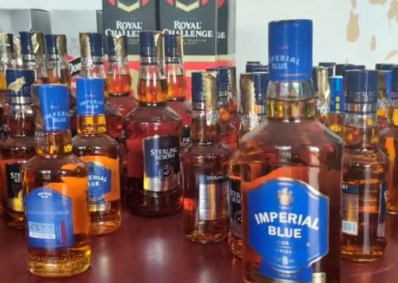 West Agartala Police Seized Heavy Quantity of Liquors 